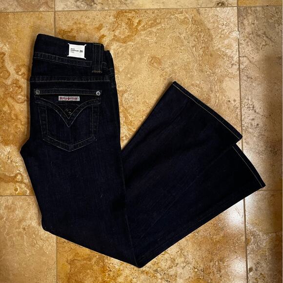NEW Hudson Bootcut Petite Signature Midrise Dark Wash Denim Jeans Sz 26 NWT - Picture 7 of 15